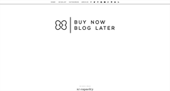 Desktop Screenshot of buynowbloglater.com